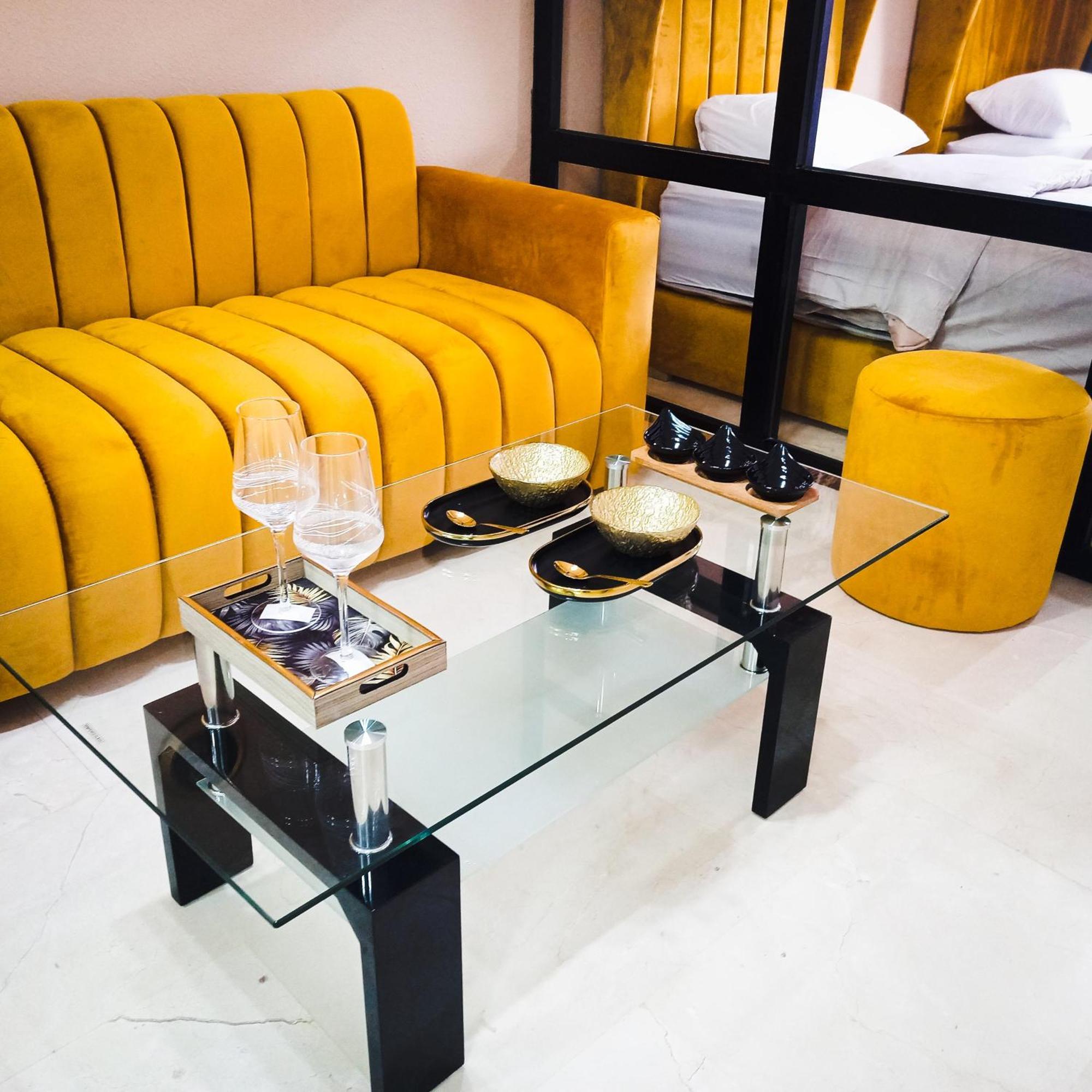 Moderne Appartement Au Plein Centre-Ville En Face Hilton & La Gare De Train Tgv Avec Climatisation Tanger Exteriér fotografie
